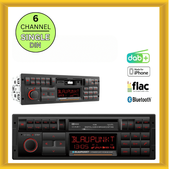 Blaupunkt Frankfurt RCM 82 DAB Vintage Car Radio DAB Bluetooth UKW USB SD SDHC
