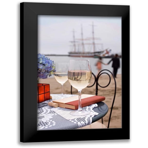 Blaustein, Alan 11x14 Black Modern Framed Museum Art Print Titled - Dream Cafe Hyde St Pier - 29