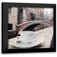 thumbnail image 1 of Blaustein, Alan 12x12 Black Modern Framed Museum Art Print Titled - Canal Espresso Bar Guiseppi, 1 of 5