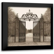 Blaustein, Alan 12x12 Black Modern Framed Museum Art Print Titled - Hampton Gate