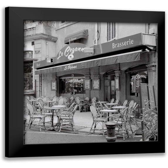 Blaustein, Alan 12x12 Black Modern Framed Museum Art Print Titled - Le Cezzane