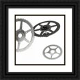 thumbnail image 1 of Blaustein, Alan 12x12 Black Ornate Wood Framed with Double Matting Museum Art Print Titled - Retro- Gears - 3, 1 of 4