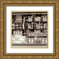 thumbnail image 1 of Blaustein, Alan 12x12 Gold Ornate Wood Framed with Double Matting Museum Art Print Titled - Brussola Esse Buranello, 1 of 4