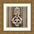 thumbnail image 1 of Blaustein, Alan 12x12 Gold Ornate Wood Framed with Double Matting Museum Art Print Titled - La Porta Soprammobile - 3, 1 of 4