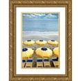 thumbnail image 1 of Blaustein, Alan 13x18 Gold Ornate Wood Framed with Double Matting Museum Art Print Titled - Monterosso Seaside #3, 1 of 4