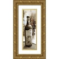 thumbnail image 1 of Blaustein, Alan 13x32 Gold Ornate Wood Framed with Double Matting Museum Art Print Titled - Montepulciano Vineyard #1, 1 of 4
