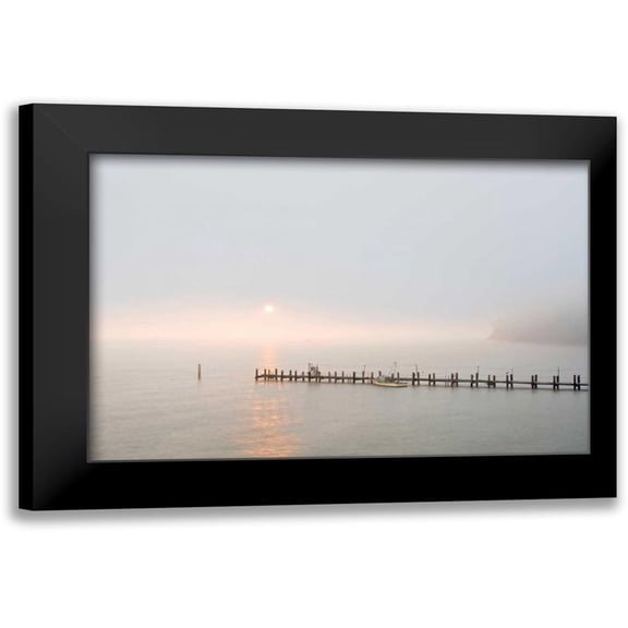 Blaustein, Alan 14x11 Black Modern Framed Museum Art Print Titled - Antique Pier - 39