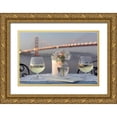 thumbnail image 1 of Blaustein, Alan 14x11 Gold Ornate Wood Framed with Double Matting Museum Art Print Titled - Dream Cafe Golden Gate Bridge - 79, 1 of 4
