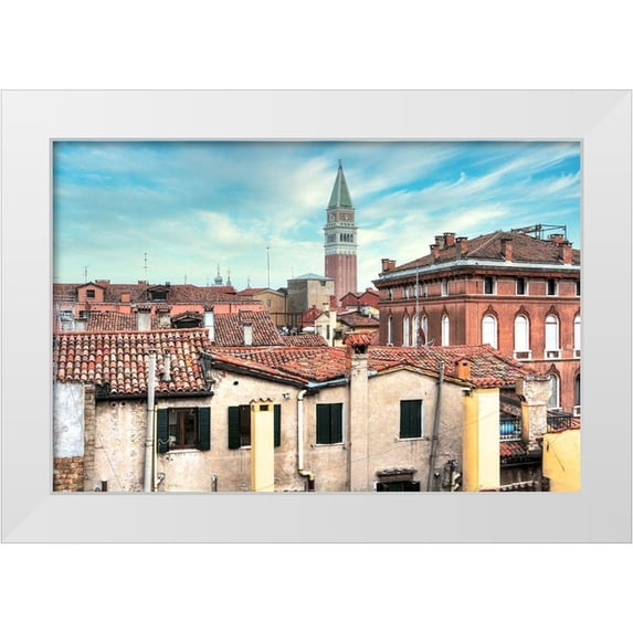 Blaustein, Alan 14x11 White Modern Wood Framed Museum Art Print Titled - Campanile Vista #4