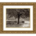 thumbnail image 1 of Blaustein, Alan 14x12 Gold Ornate Wood Framed with Double Matting Museum Art Print Titled - Banc de Jardin - 65, 1 of 4