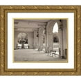 thumbnail image 1 of Blaustein, Alan 14x12 Gold Ornate Wood Framed with Double Matting Museum Art Print Titled - Banc de Jardin - 81, 1 of 4