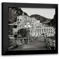 thumbnail image 1 of Blaustein, Alan 15x15 Black Modern Framed Museum Art Print Titled - Amalfi Pier - 1, 1 of 5