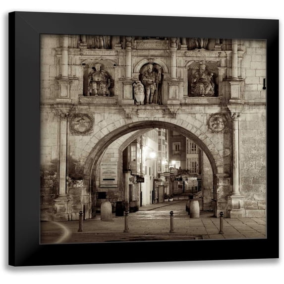 Blaustein, Alan 15x15 Black Modern Framed Museum Art Print Titled - Burgos - 1