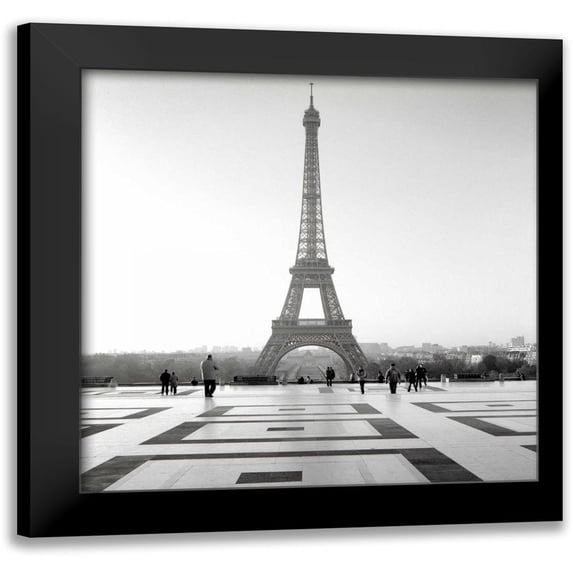Blaustein, Alan 15x15 Black Modern Framed Museum Art Print Titled - Tour Eiffel - 4