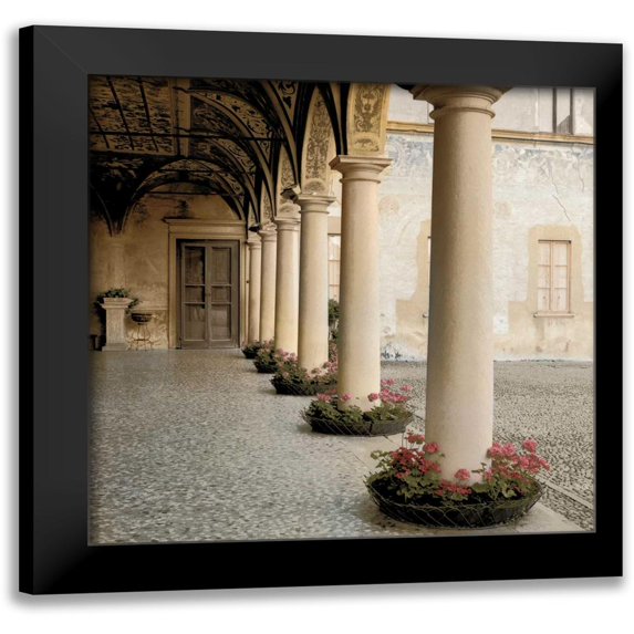 Blaustein, Alan 15x15 Black Modern Framed Museum Art Print Titled - Villa Portico No. 1