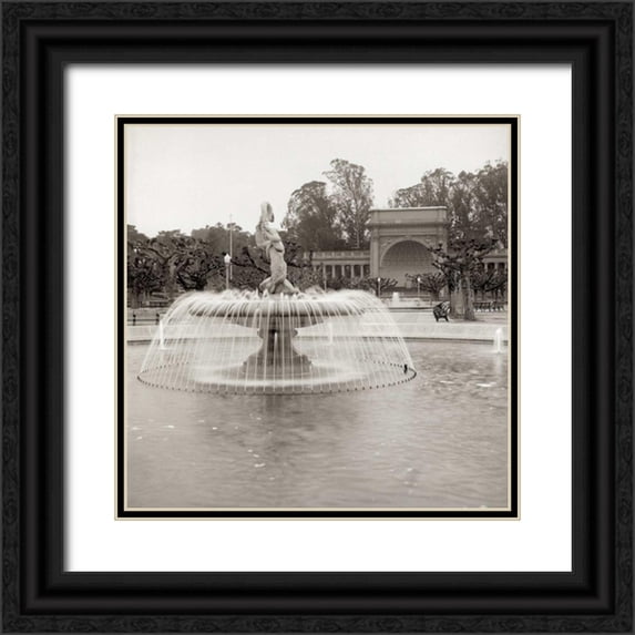 Blaustein, Alan 15x15 Black Ornate Wood Framed with Double Matting Museum Art Print Titled - Golden Gate Park - 6