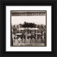 thumbnail image 1 of Blaustein, Alan 15x15 Black Ornate Wood Framed with Double Matting Museum Art Print Titled - LAntico Caffe, 1 of 4