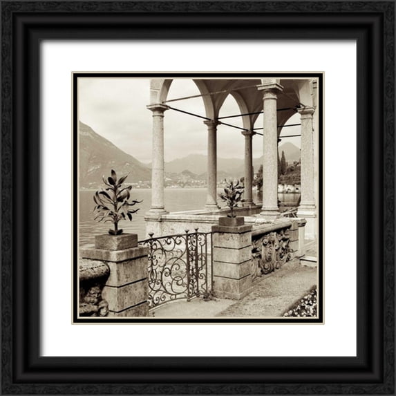 Blaustein, Alan 15x15 Black Ornate Wood Framed with Double Matting Museum Art Print Titled - Lombardy - 7