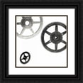 thumbnail image 1 of Blaustein, Alan 15x15 Black Ornate Wood Framed with Double Matting Museum Art Print Titled - Retro- Gears - 8, 1 of 4
