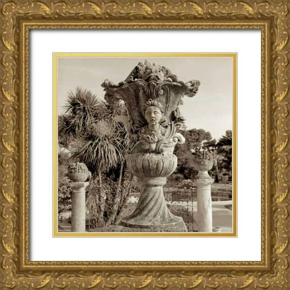 Blaustein, Alan 15x15 Gold Ornate Wood Framed with Double Matting Museum Art Print Titled - Cote d’Azur 2