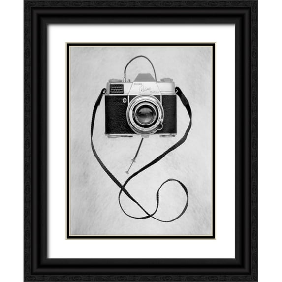 Blaustein, Alan 15x18 Black Ornate Wood Framed with Double Matting Museum Art Print Titled - Retro Point and Shoot - 28