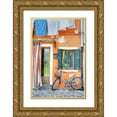 thumbnail image 1 of Blaustein, Alan 17x24 Gold Ornate Wood Framed with Double Matting Museum Art Print Titled - Island Bicicletta-2, 1 of 4