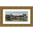 thumbnail image 1 of Blaustein, Alan 18x10 Gold Ornate Wood Framed with Double Matting Museum Art Print Titled - Aquatic Park Pano - 127, 1 of 4