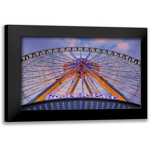 Blaustein, Alan 18x13 Black Modern Framed Museum Art Print Titled - Rue de Paris