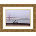 thumbnail image 1 of Blaustein, Alan 18x13 Gold Ornate Wood Framed with Double Matting Museum Art Print Titled - Dream Cafe Golden Gate Bridge - 58, 1 of 4