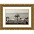 thumbnail image 1 of Blaustein, Alan 18x13 Gold Ornate Wood Framed with Double Matting Museum Art Print Titled - Dream Cafe Golden Gate Bridge - 84, 1 of 4