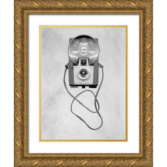 Blaustein, Alan 19x24 Gold Ornate Wood Framed with Double Matting Museum Art Print Titled - Retro Point and Shoot - 30