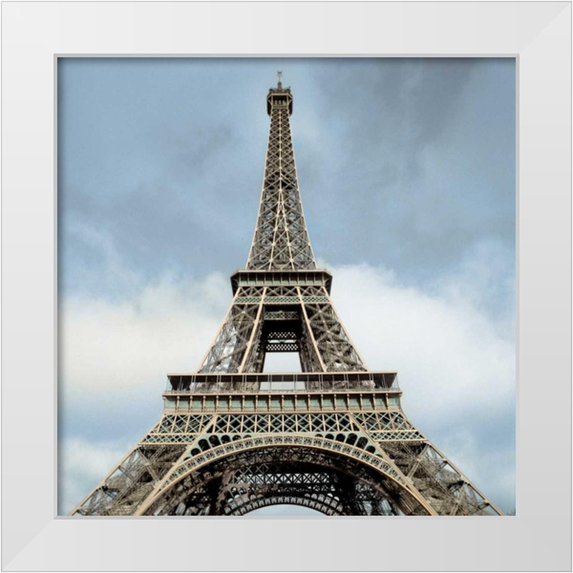 Blaustein, Alan 20x20 White Modern Wood Framed Museum Art Print Titled - Eiffel Tower