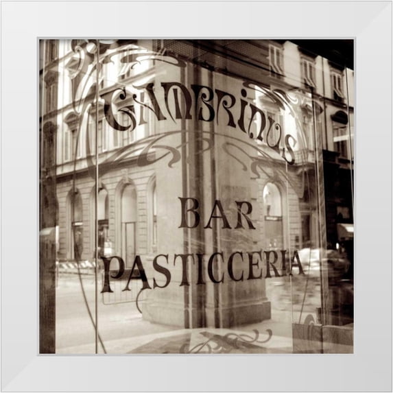 Blaustein, Alan 20x20 White Modern Wood Framed Museum Art Print Titled - Firenze - 4