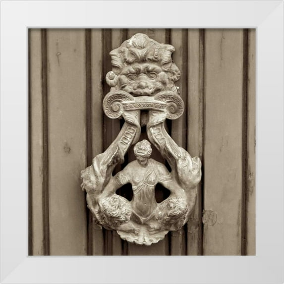 Blaustein, Alan 20x20 White Modern Wood Framed Museum Art Print Titled - La Porta Soprammobile - 3