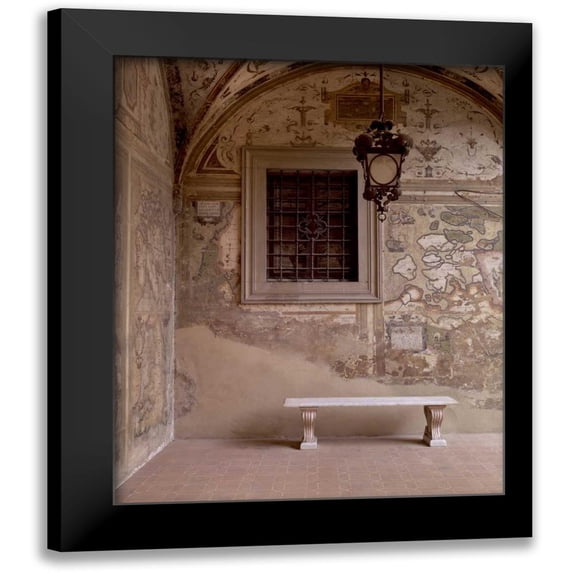 Blaustein, Alan 20x24 Black Modern Framed Museum Art Print Titled - Banc de Jardin - 22