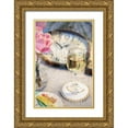thumbnail image 1 of Blaustein, Alan 23x32 Gold Ornate Wood Framed with Double Matting Museum Art Print Titled - Caffe Roma #1, 1 of 4
