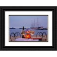 thumbnail image 1 of Blaustein, Alan 24x17 Black Ornate Wood Framed with Double Matting Museum Art Print Titled - Dream Cafe Hyde St Pier - 34, 1 of 4