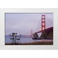 thumbnail image 1 of Blaustein, Alan 24x17 White Modern Wood Framed Museum Art Print Titled - Dream Cafe Golden Gate Bridge - 35, 1 of 4