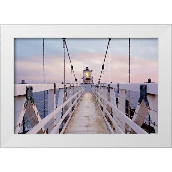 Blaustein, Alan 24x17 White Modern Wood Framed Museum Art Print Titled - Point Bonita - 4
