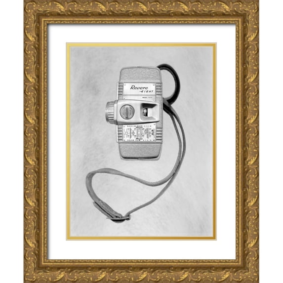Blaustein, Alan 25x32 Gold Ornate Wood Framed with Double Matting Museum Art Print Titled - Retro Point and Shoot - 10