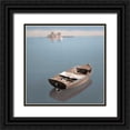 thumbnail image 1 of Blaustein, Alan 26x26 Black Ornate Wood Framed with Double Matting Museum Art Print Titled - Mediterranean Boat #4, 1 of 4