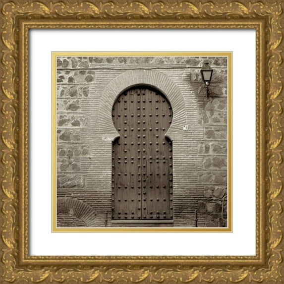 Blaustein, Alan 26x26 Gold Ornate Wood Framed with Double Matting Museum Art Print Titled - España - 4