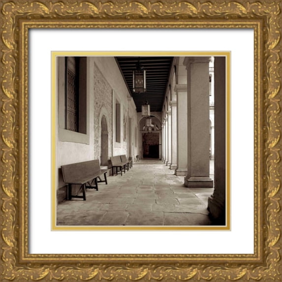 Blaustein, Alan 26x26 Gold Ornate Wood Framed with Double Matting Museum Art Print Titled - España - 7