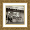thumbnail image 1 of Blaustein, Alan 26x26 Gold Ornate Wood Framed with Double Matting Museum Art Print Titled - La Boulange - 1, 1 of 4