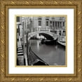thumbnail image 1 of Blaustein, Alan 26x26 Gold Ornate Wood Framed with Double Matting Museum Art Print Titled - Venezia - 3, 1 of 4