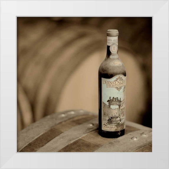 Blaustein, Alan 26x26 White Modern Wood Framed Museum Art Print Titled - Wine - 4
