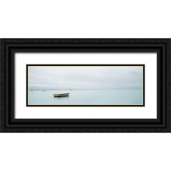 Blaustein, Alan 32x13 Black Ornate Wood Framed with Double Matting Museum Art Print Titled - Lago Vista - 26