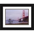 thumbnail image 1 of Blaustein, Alan 32x23 Black Ornate Wood Framed with Double Matting Museum Art Print Titled - Dream Cafe Golden Gate Bridge - 35, 1 of 4