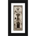 thumbnail image 1 of Blaustein, Alan 7x14 Black Ornate Wood Framed with Double Matting Museum Art Print Titled - La Porta Via Montepulciano, 1 of 4