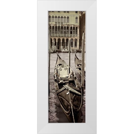 Blaustein, Alan 9x18 White Modern Wood Framed Museum Art Print Titled - Venezia - 16
